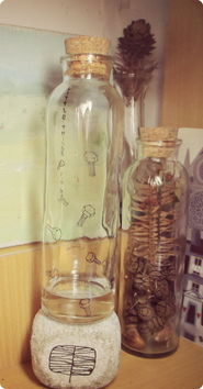 原創(chuàng)手繪玻璃瓶——zakka日雜風與yizi風格的完美融合